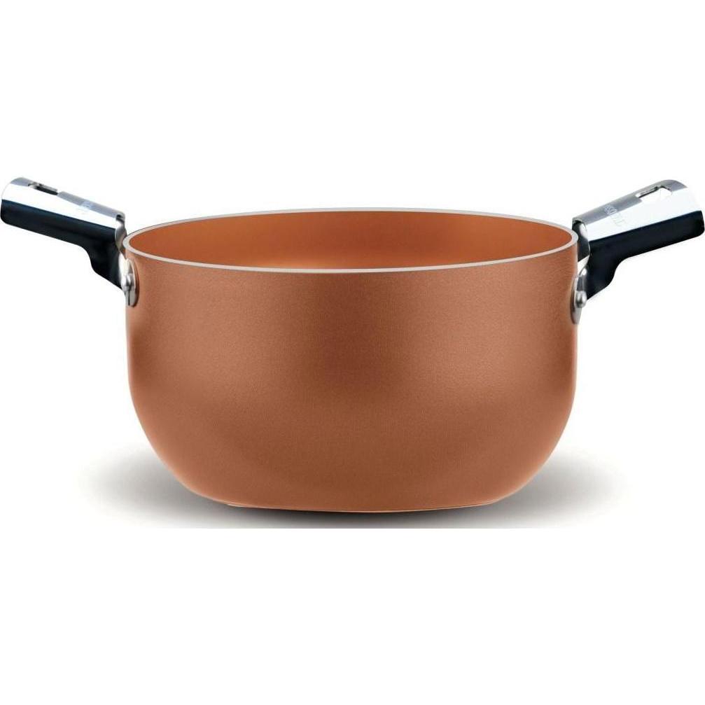 Pensofal Argento Casseruola Cuprum 24-2 Manico In Acciaio Inox 6713, Padella + Pentola