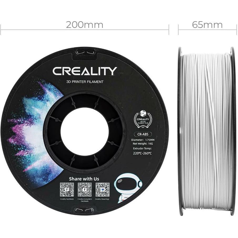 Thumbnail - Creality Filament ABS (ABS, 1.75 mm, 1000 g, Weiss), 3D Filament, Weiss