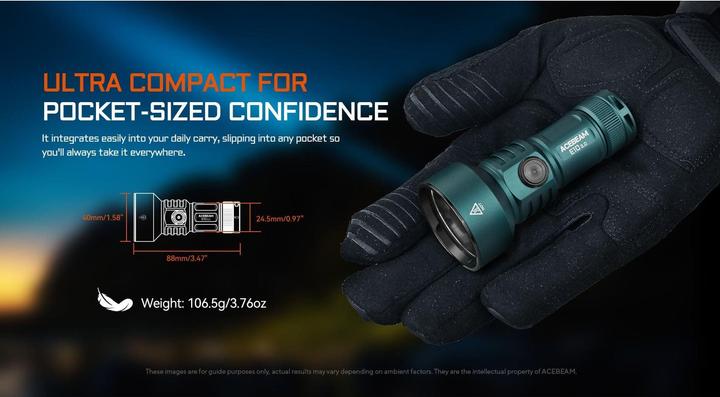 Image du produit AceBeam LED-Taschenlampe E10 2.0, 1'200 Lumen (inkl. Akku) (8.80 cm, 1200 lm)