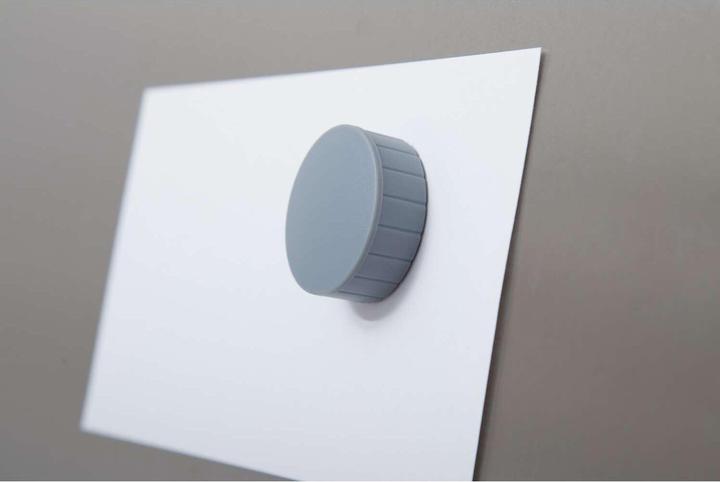 Produktbild Maul Rundmagnet Solid 38 mm 2,5 kg Haftkraft 10 Stück grau (3.80 x 1.55 cm)