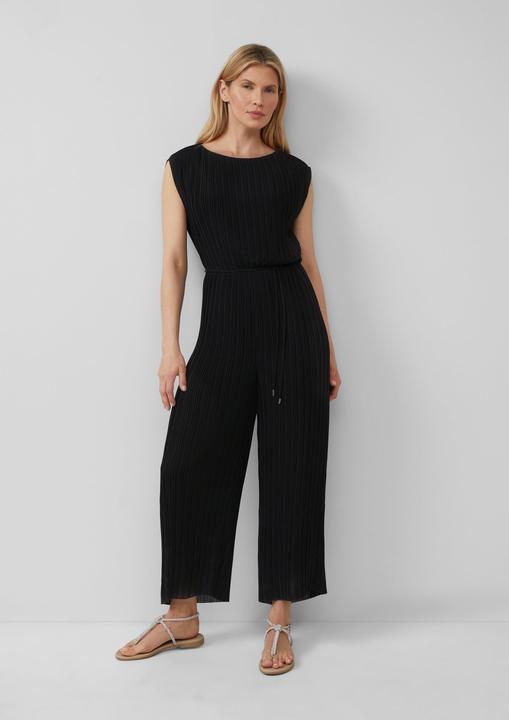Actual product image S.Oliver Overall Plissierter Jumpsuit aus Chiffon mit Bindegürtel (38)