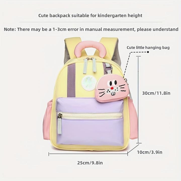 Produktbild Only-Bags.Store Charmanter Kinder-Rucksack: Leicht, verstellbar und von Hand waschbar - perfekt für Kinder von 3-14