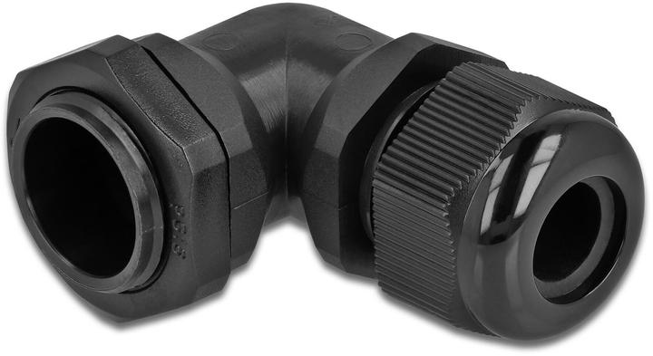 Actual product image Delock Cable gland 90° angled PG16 black