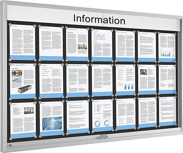 Actual product image Schaar-Design Sliding door showcase (Blackboard, 97 x 154.5 cm)