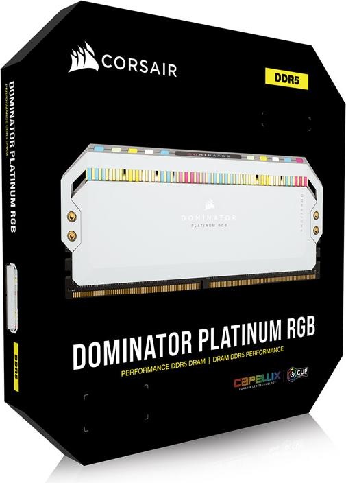 Image du produit Corsair Dominator Platinum RGB (2 x 16GB, 6200 MHz, RAM DDR5, DIMM)