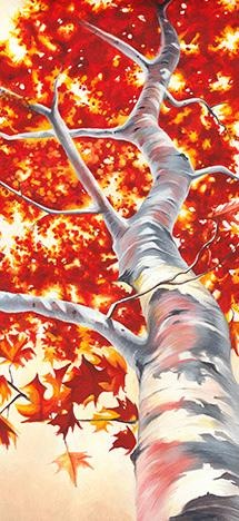 Trenddeko Muller - maple tree - panorama (200 x 91 cm)