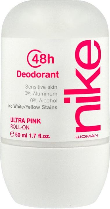 Nike Ultra Roze Vrouw Deodorant Roll-On 50ml (Rol op, 50 ml)