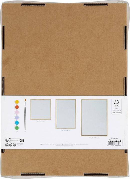 Image du produit Creativ Company Set bunte Leinwandpaneele