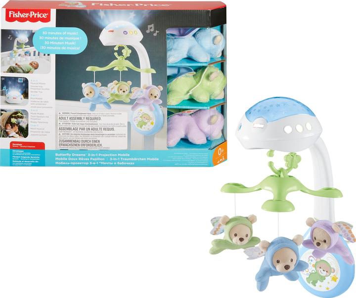 Image du produit Fisher-Price Mobile Ourson de rêve 3 en 1