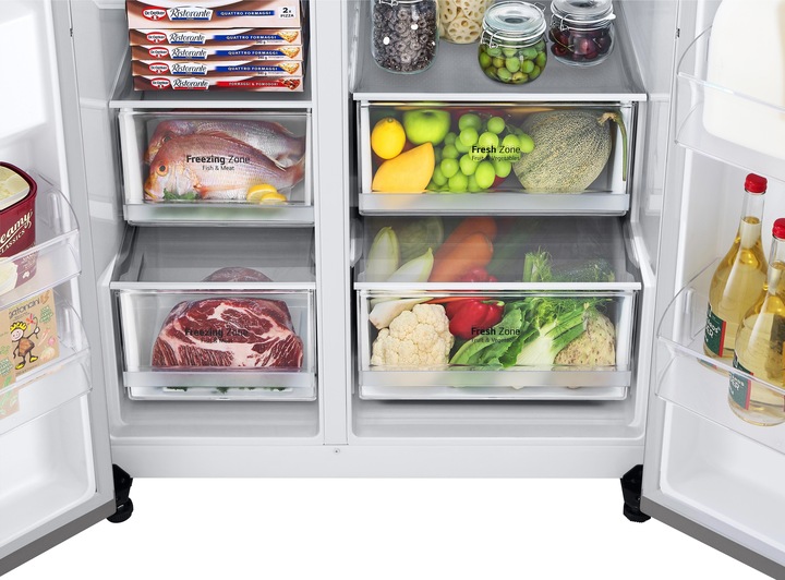 Produktbild LG Foodcenter GSJV70PZTE Platinum Silver (635 l)