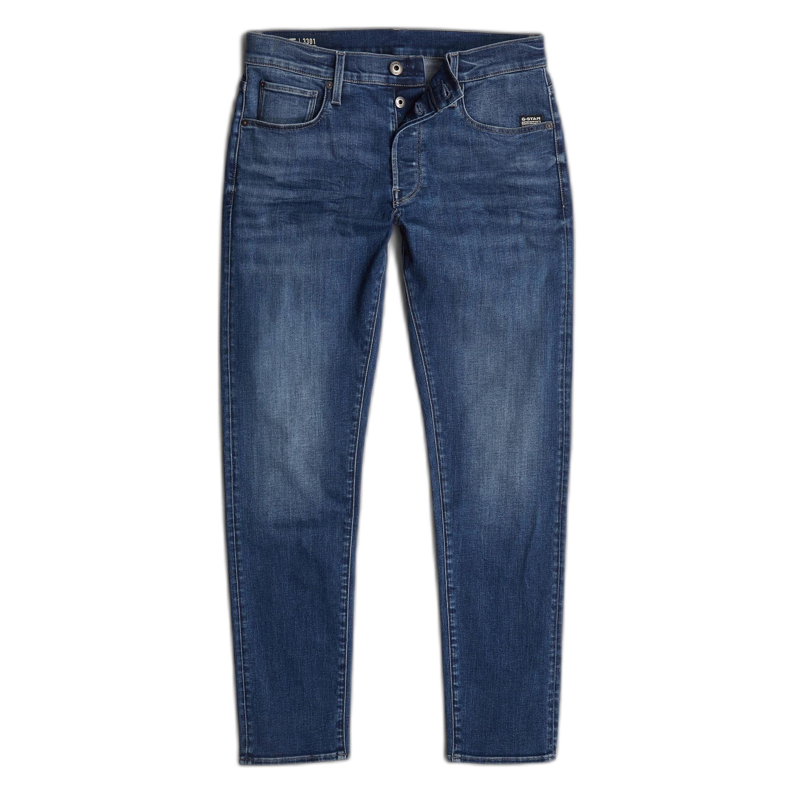 G-Star, Herren, Jeans, 3301, Blau, (W34/L36)