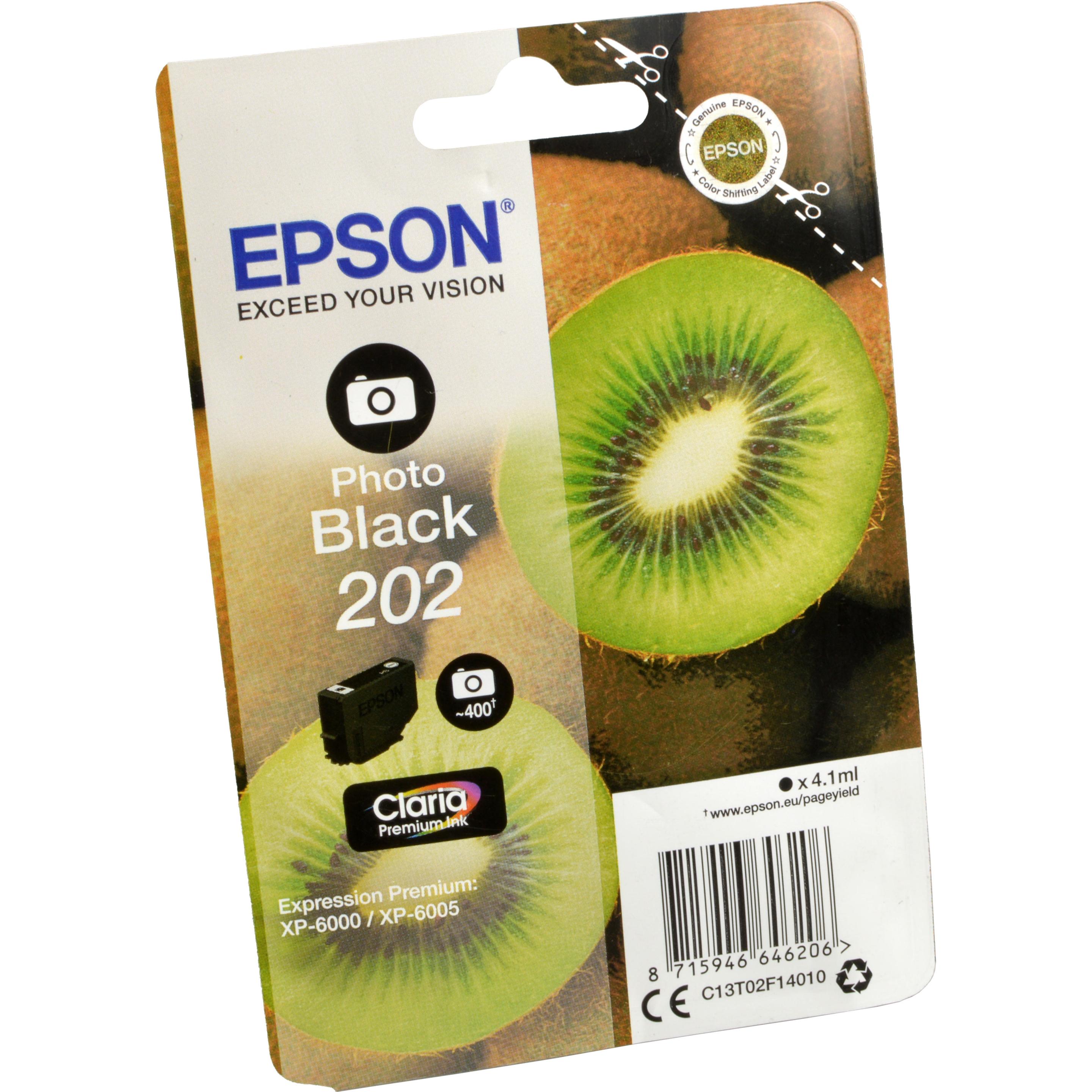 Epson, Druckerpatrone, Tintenpatronen 202 (PBK)