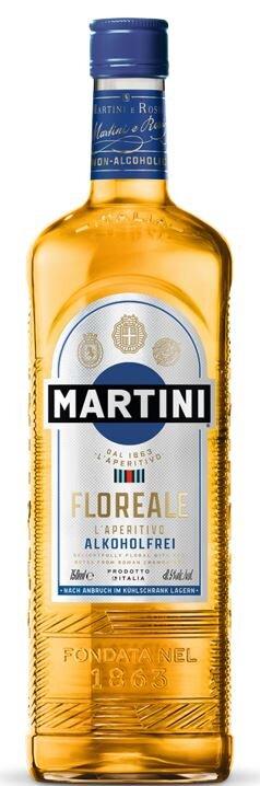 Produktbild Martini Floreale Vermouth (0 %, Italien, 1 x 75 cl, Alkoholfreier Aperitif)