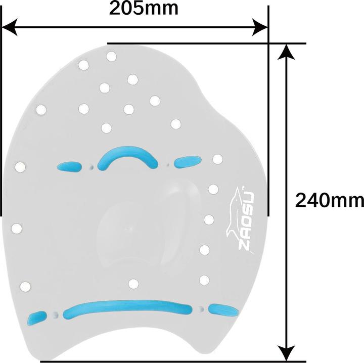 Actual product image Zaosu Trainings-Set Performance Pull-Kick & Hand Paddles
