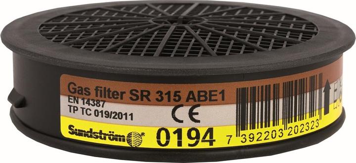 Actual product image Sundström Gas filter SR 315 ABE1 5 pcs. (ABE1, 1 x)