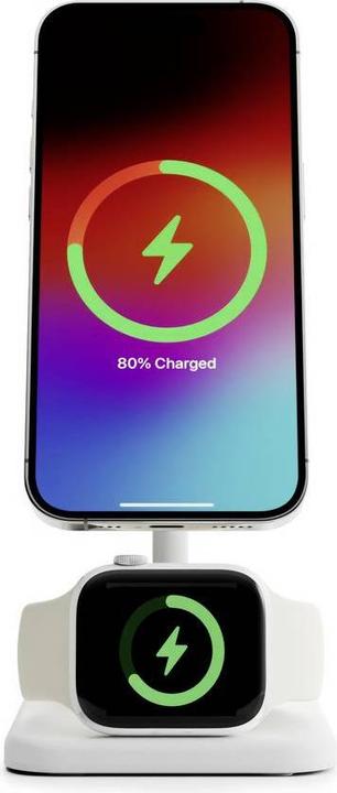 Immagine prodotto TwelveSouth HiRise 3 Deluxe - Qi2 stehendes kabelloses Ladegerät für drei MagSafe-Geräte (15 W)