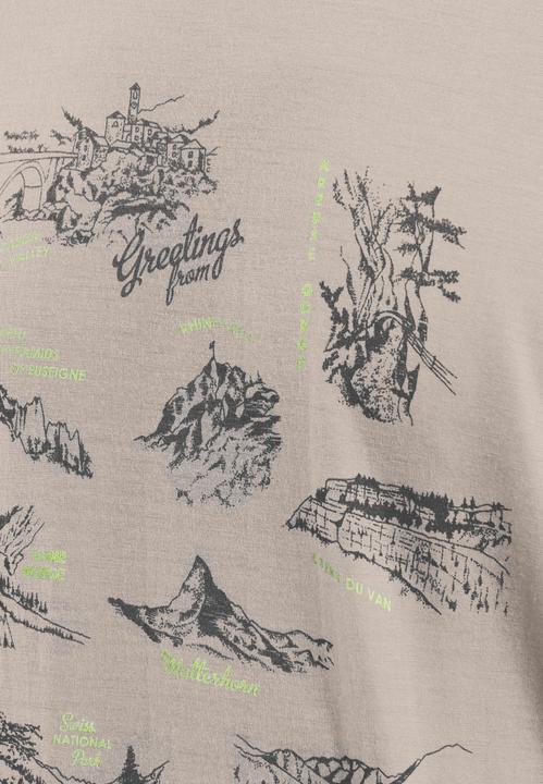 Actual product image Odlo T-shirt crew neck l/s MERINO 200 TOURIST (S)