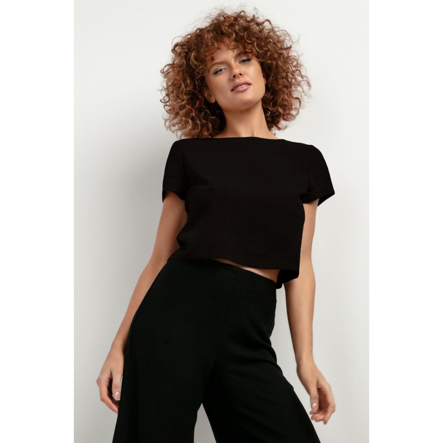 Tessita, Damen, Bluse, Bluse model, Schwarz, (M)