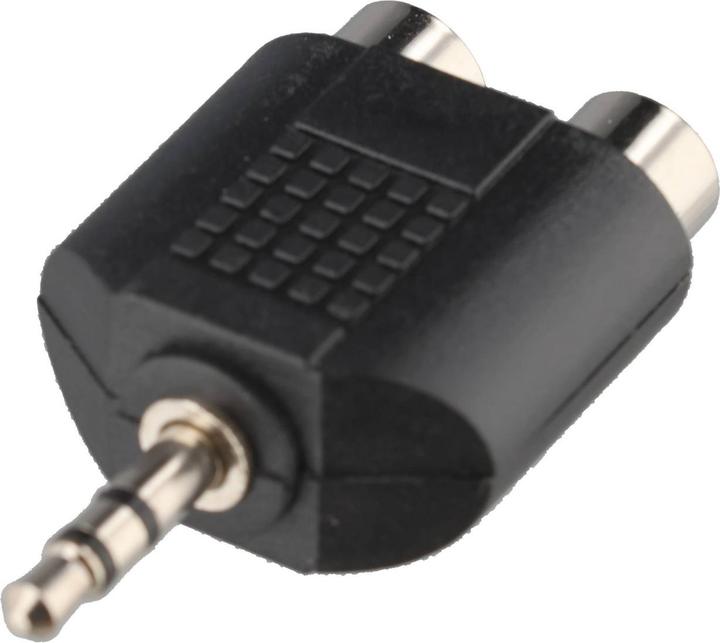 Actual product image Goobay 3.5mm Klinke – 2x Cinch (Jack adapter)