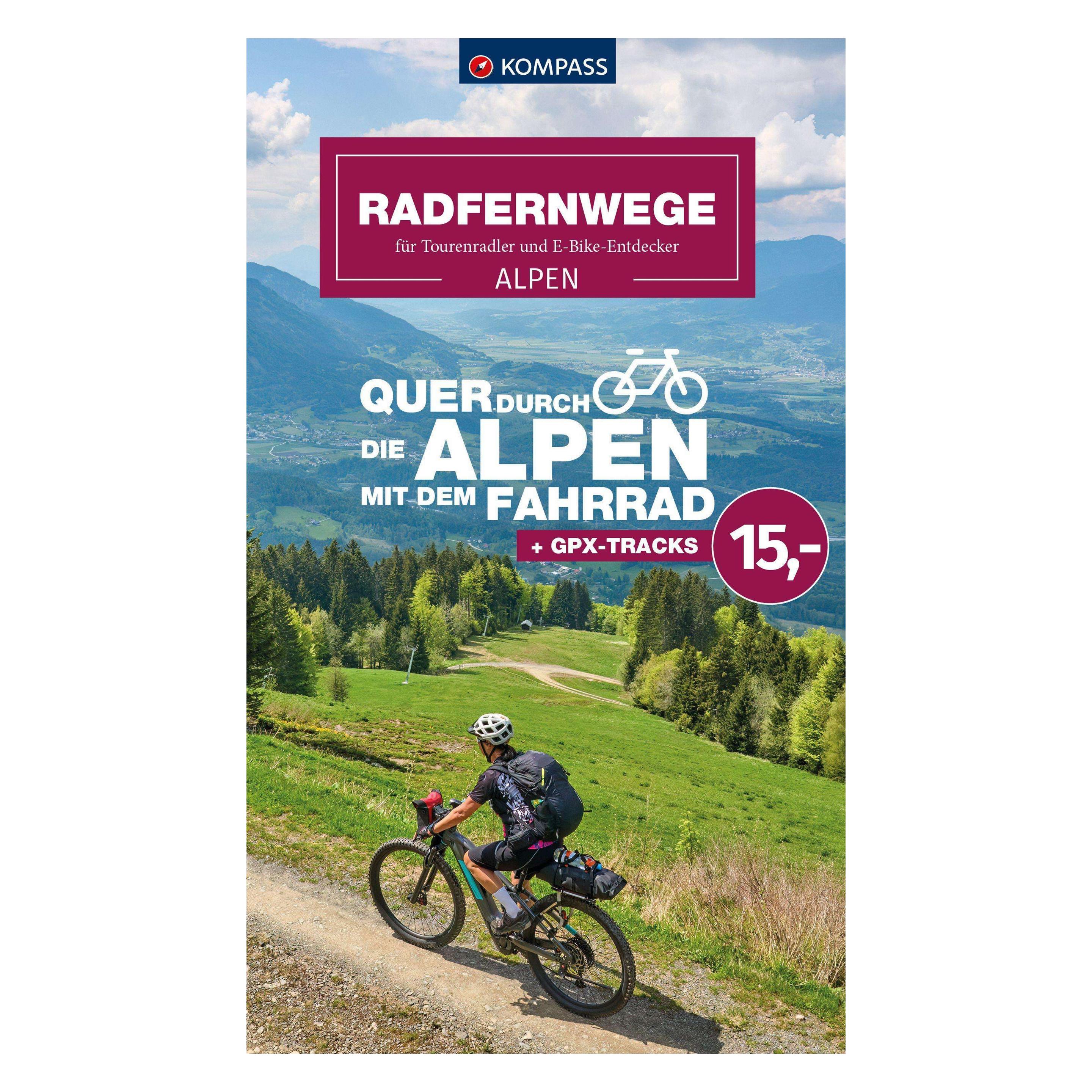 Kompass Karten KV FF 6111 Radfernwege quer d. Alpen (43947778)