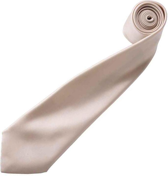 Actual product image Premier Satin tie plain coloured