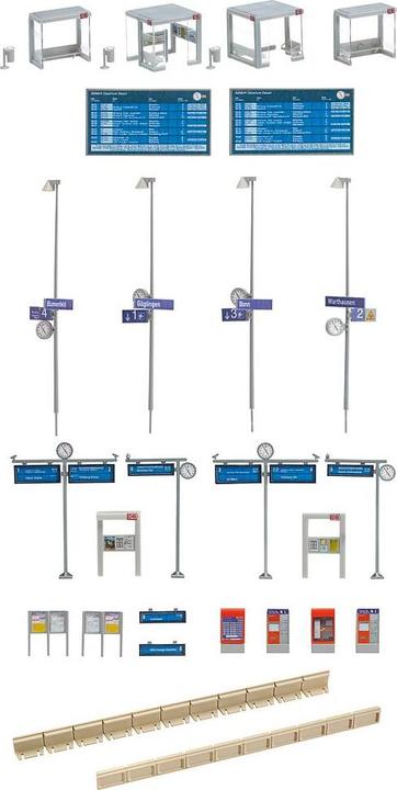 Actual product image Faller Modern bus shelter w. platform