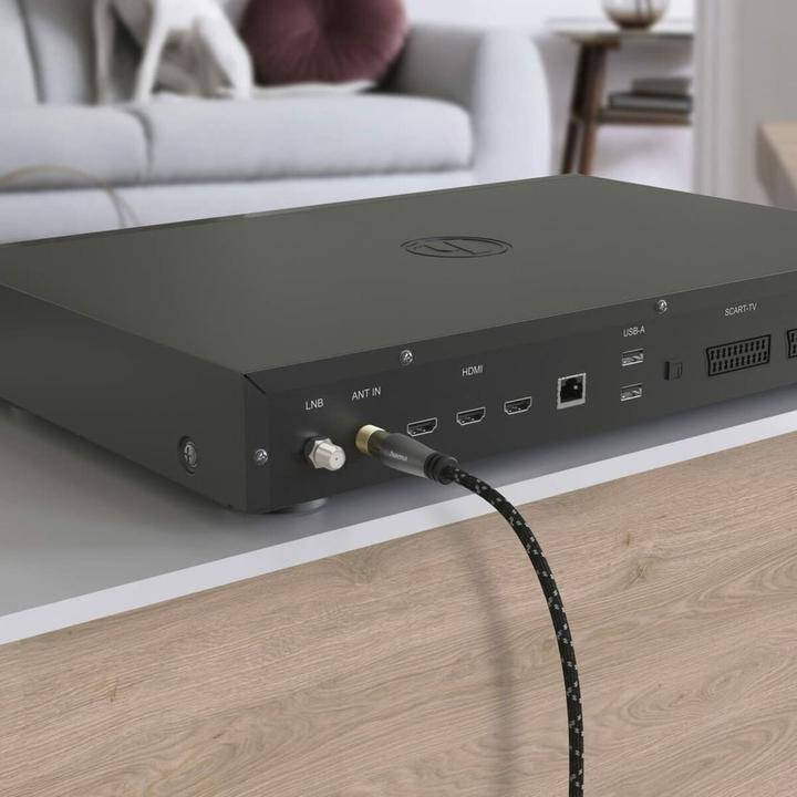 Produktbild Hama Koax-Stecker – Koax-Kupplung (120 dB, Antennenkabel)