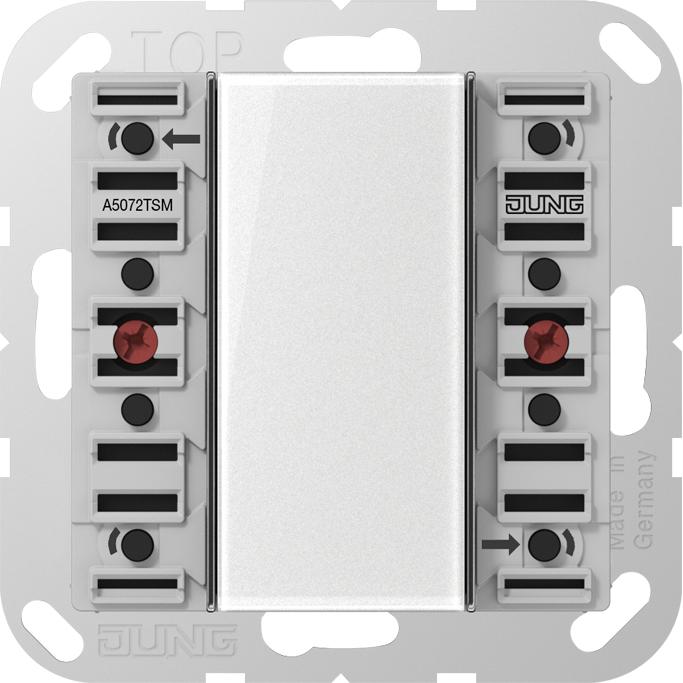 JUNG, Zubehör Schalterprogramm, Tastsensor KNX AS/A UP perlmutt 2f 4pkt A5072TSM