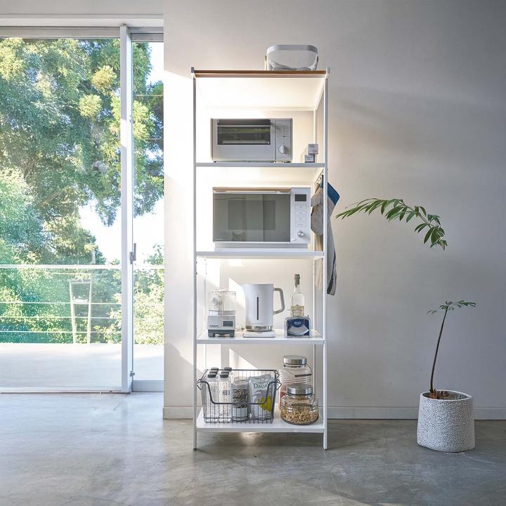 Actual product image Yamazaki 5-stöckiges Aufbewahrungsregal TOWER (46.50 x 60 x 170 cm)