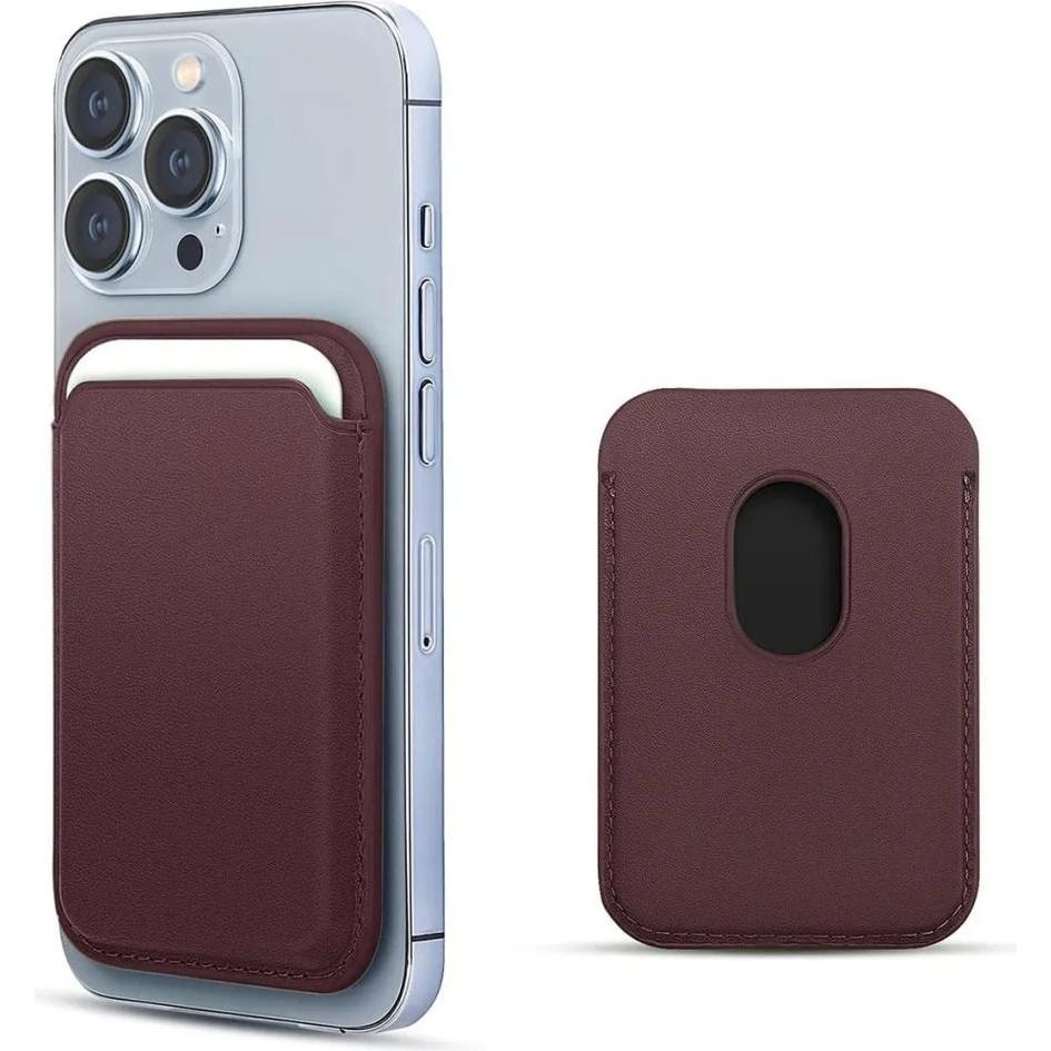 Screenguard MagSafe magnetic Cardholder Wallet (Apple iPhone 12), Cover smartphone, Rosso