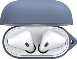 Actual product image Keybudz Elevate Keychain - AirPods 1/2 Silicone Protective Case (Navy Blue)