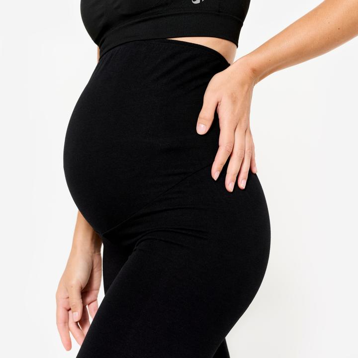 Image du produit Domyos Legging yoga de maternité femme, noir (W28/L31)