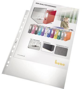 Actual product image Bene Leaflet sleeve DIN A4 0,10mm open top polypropylene transparent 25 pcs/pack. (A4, 1 x)