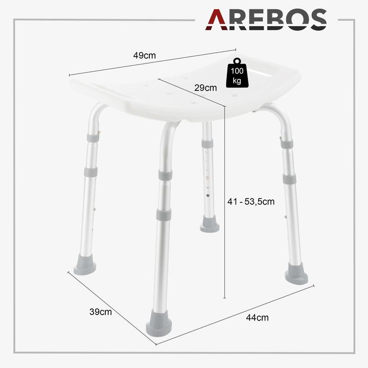 Produktbild Arebos Badhocker (100 kg)