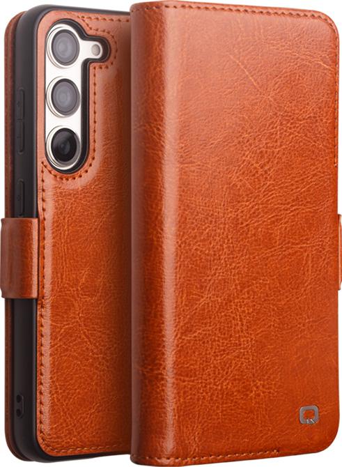 Actual product image QiAlino Flip cover with magnetic closure (Samsung Galaxy S22)