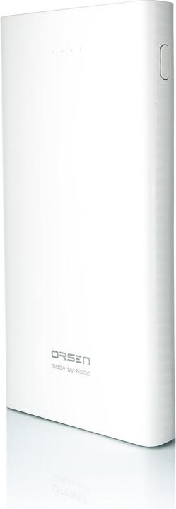 Actual product image Orsen E41 Power Bank 10000mAh baltas (10000 mAh, 37 Wh)