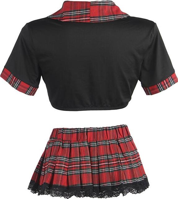 Productafbeelding Subblime Sexy Schoolmeisje Kostuum Met Top L/Xl (XL)