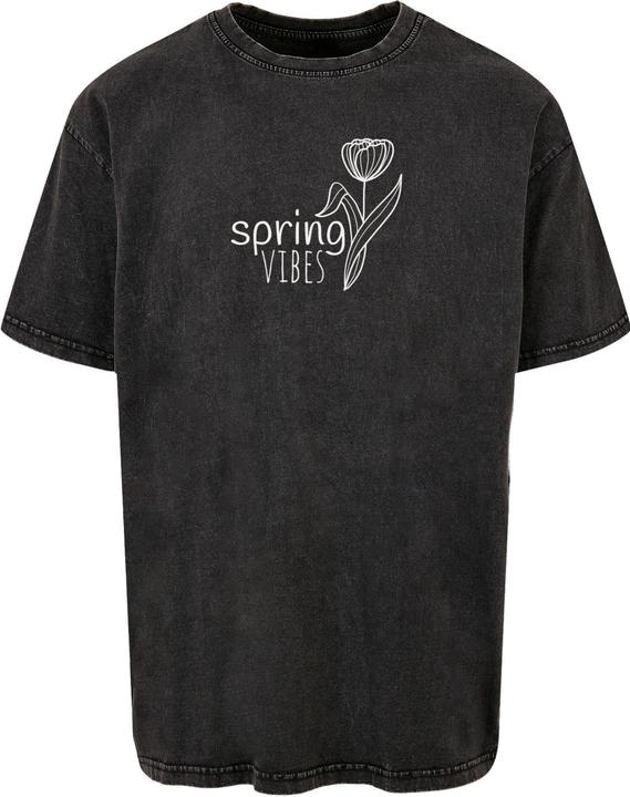 Produktbild Merchcode Spring - Vibes Acid Washed Heavy Oversized Tee - 112741 (S)