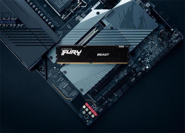 Actual product image Kingston 32GB 5200MT/s DDR5 CL40 DIMM FURY Beast Black (1 x 32GB, 2600 MHz, DDR5 RAM, DIMM)