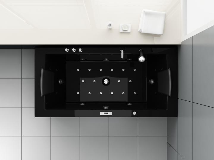 Produktbild Jet-Line Whirlpool VILLA EUGENIE Badewanne schwarz