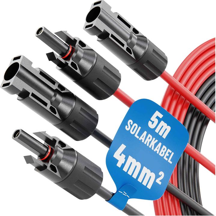 Produktbild Absina 5 m Solarkabel Set (Solarkabel)
