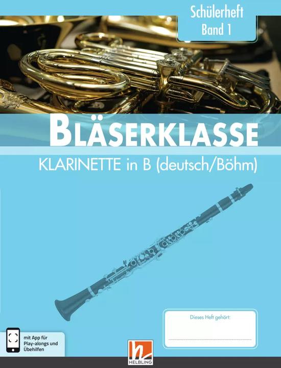 Produktbild Leitfaden Bläserklasse. Schülerheft Band 1 - Klarinette (Deutsch, Klaus Ernst, Jens Holzinger, Manuel Jandl, Dominik Scheider, Bernhard Sommer, 2017)