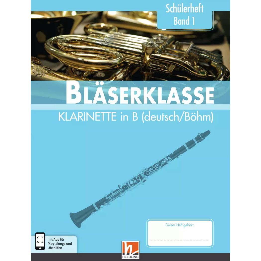 Thumbnail - Leitfaden Bläserklasse. Schülerheft Band 1 - Klarinette, Schulbücher von Klaus Ernst, Jens Holzinger, Manuel Jandl, Domi...
