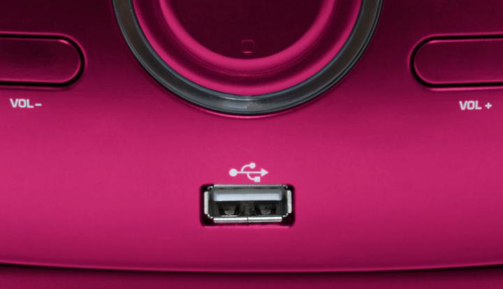 Productafbeelding Bigben Draagbare CD/Radio CD61 USB-roze (FM, PLL)