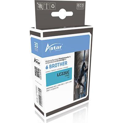Astar, Druckerpatrone, AS70047 BRO. MFCJ985DW TINTE cyan LC22UC 1200Seiten