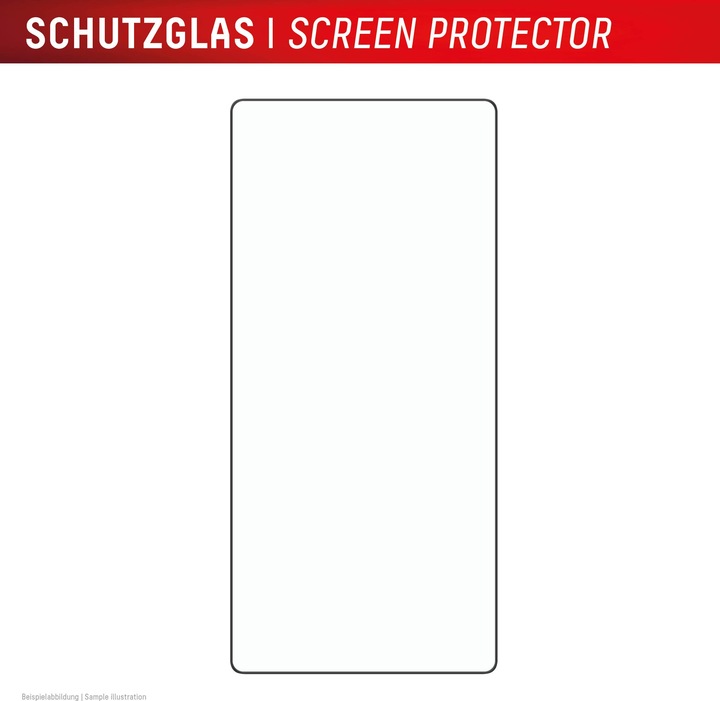 Actual product image Displex Premium Glass, Full Cover Panzerglas (1 Piece, Samsung Galaxy S25 Ultra)