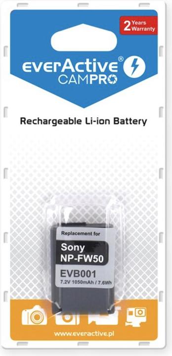 Actual product image Everactive EVB001 (Camera battery)