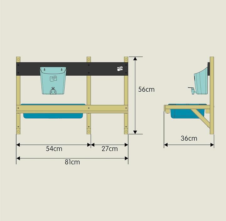 Produktbild TP Toys Wandspielküche