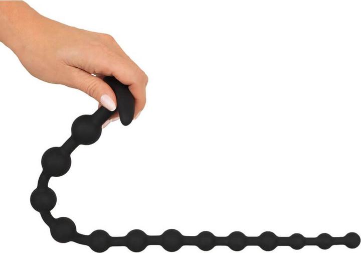 Actual product image Black Velvets Anal bead chain