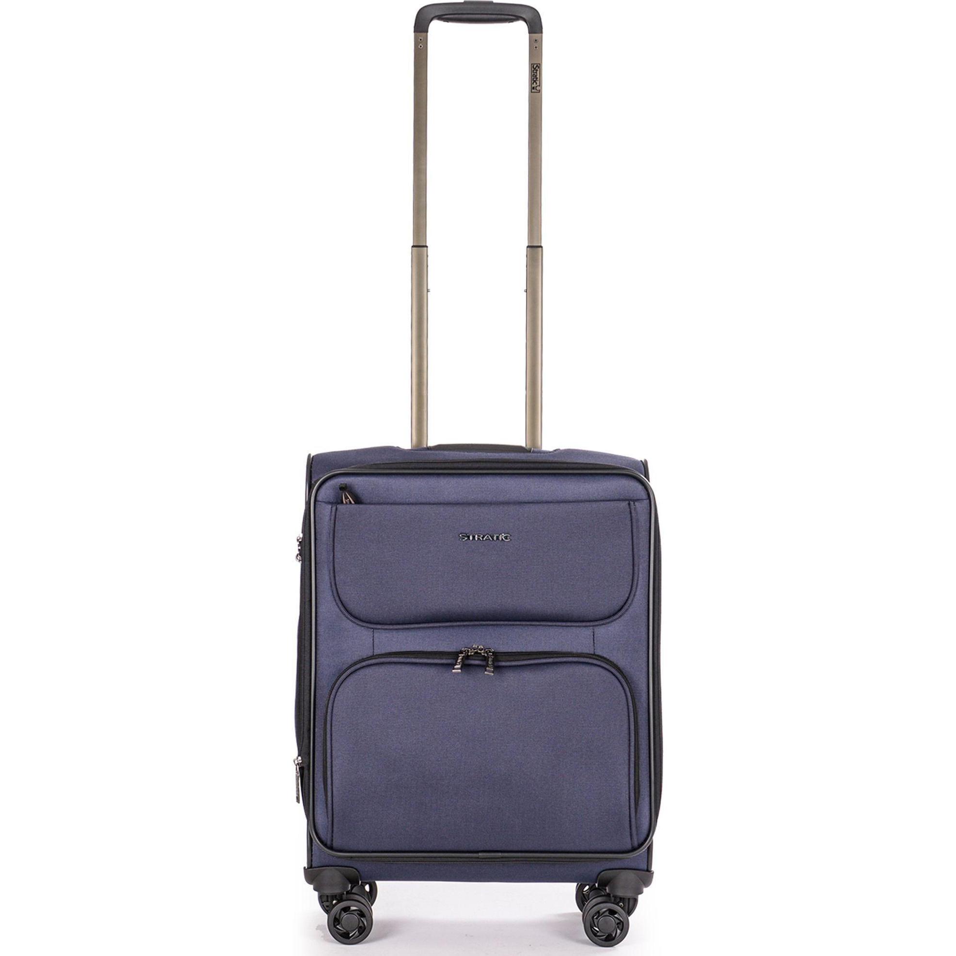 Stratic, Koffer, Bendigo Light + Koffer, Blau, (48 l, Handgepäck (bis 50l))